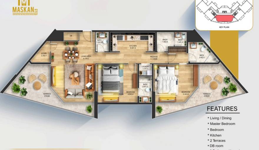 Plans Nourwatan Residential