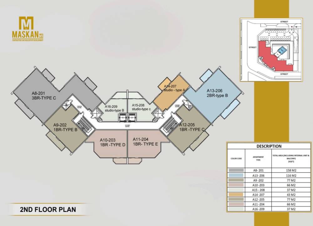 General plan – Nourwatan Residential#2