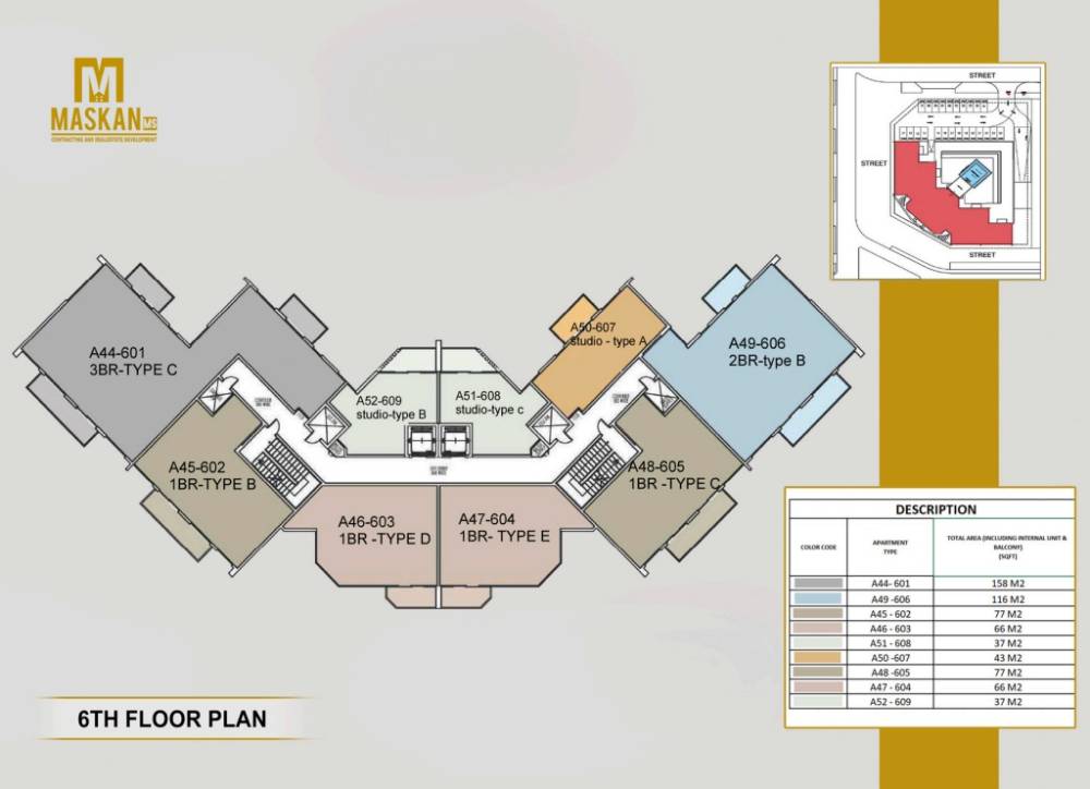 General plan – Nourwatan Residential#6