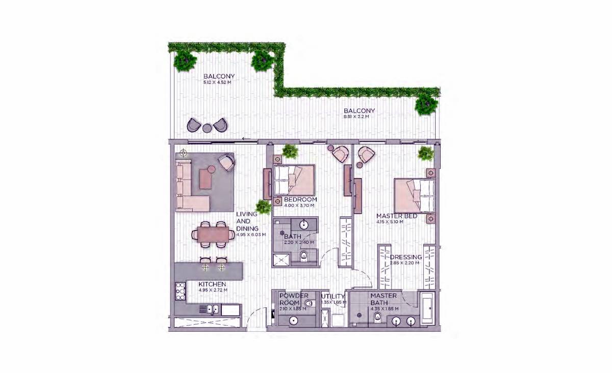 Plans Central Park Apartments