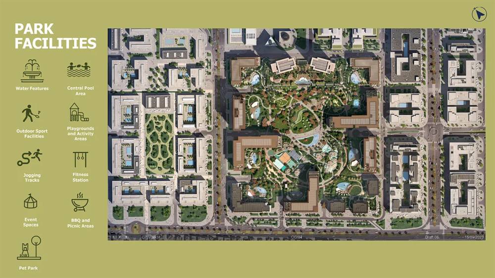General plan – Central Park Plaza#1