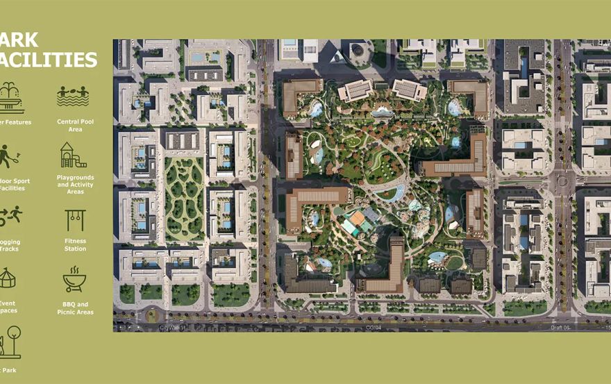 Site plan – Central Park Plaza