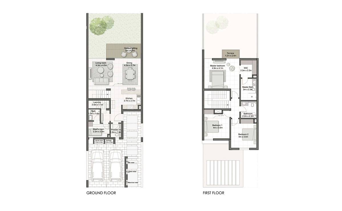Plans Cherrywoods Townhouses