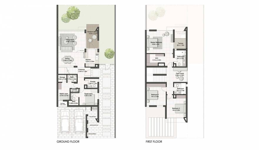 Plans Cherrywoods Townhouses