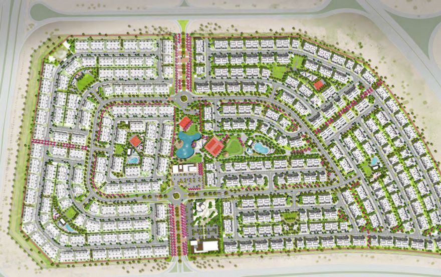 Site plan – Cherrywoods Townhouses