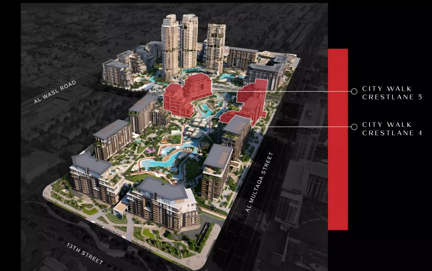 Site plan – City Walk Crestlane 5