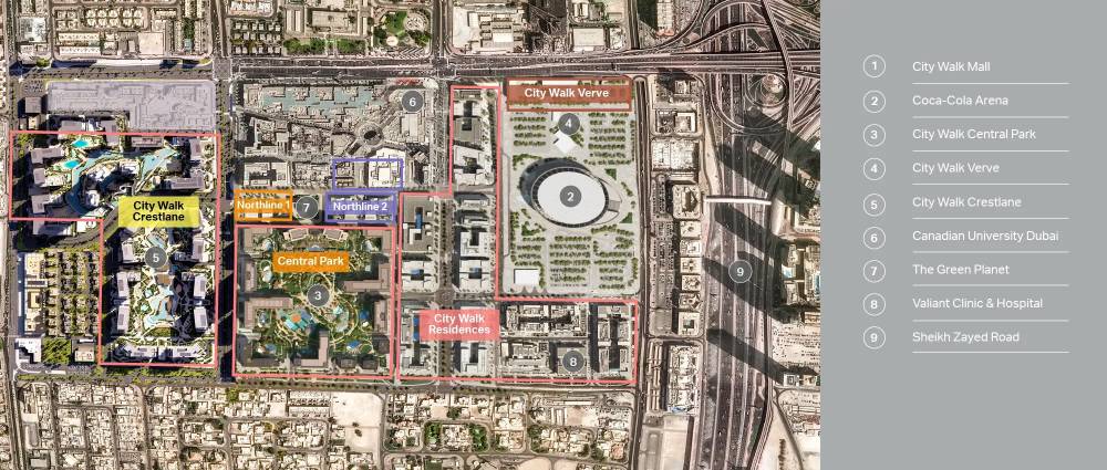 General plan – City Walk Crestlane#1