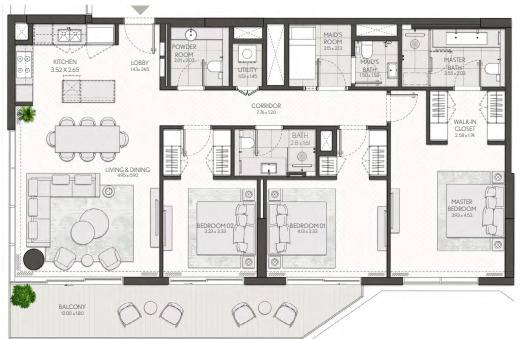 Plans City Walk Northline #15