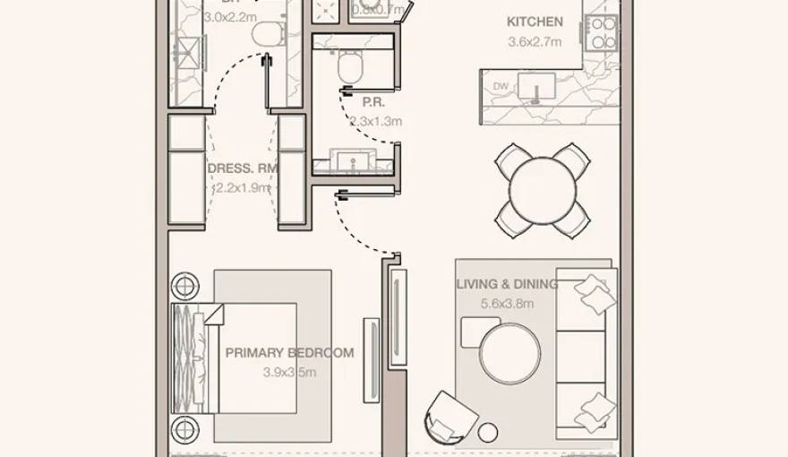 Plans Jumeirah Residences Emirates Towers
