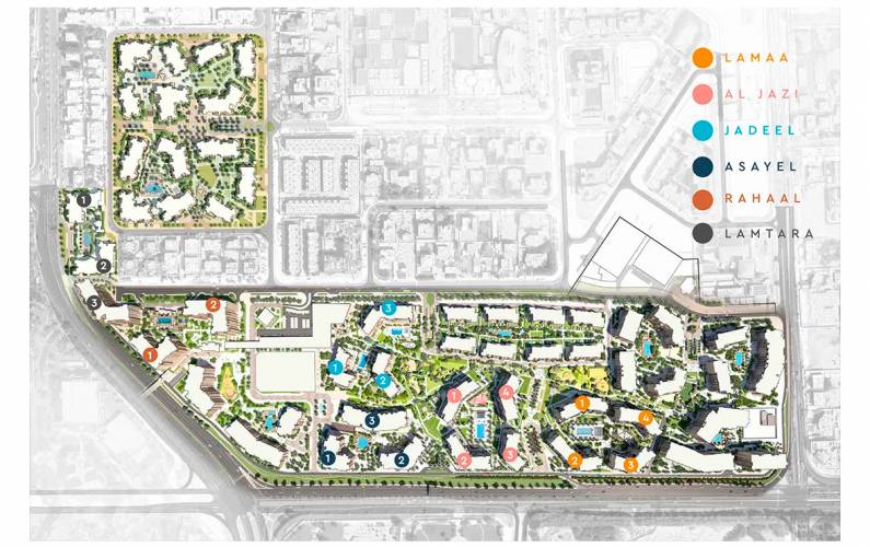 Site plan – Lamaa Apartments