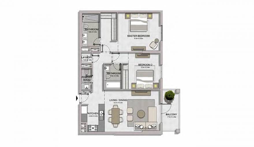 Plans Le Ciel Apartments