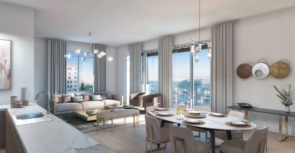 Interior design – Le Pont Apartments#1
