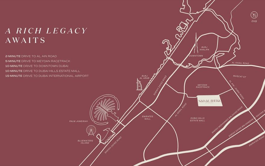 Site plan – Nad Al Sheba Gardens Phase 7