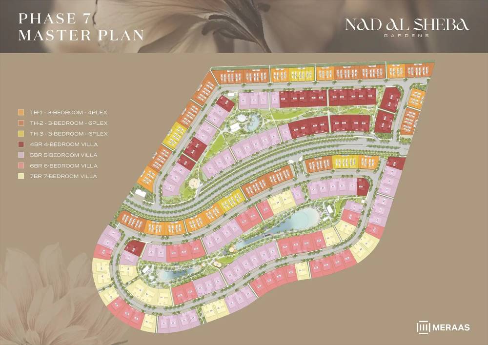 General plan – Nad Al Sheba Gardens Phase 7#1