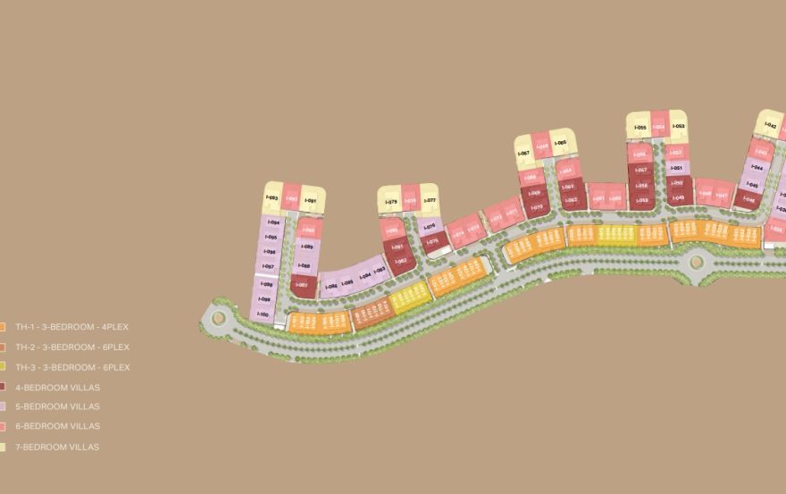 Site plan – Nad Al Sheba Gardens Phase 8