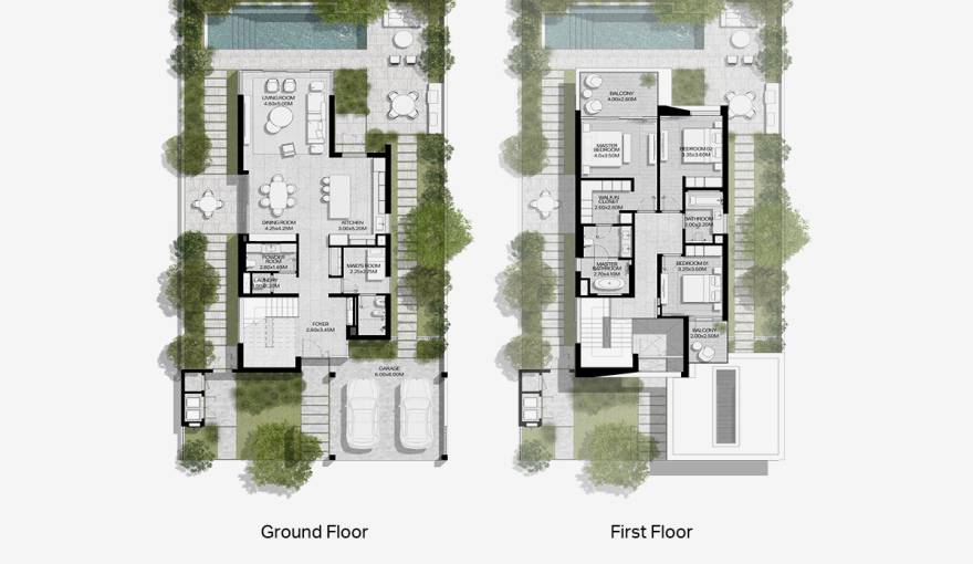 Plans The Acres Villas