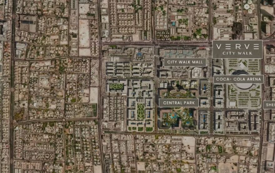 Site plan – Verve City Walk