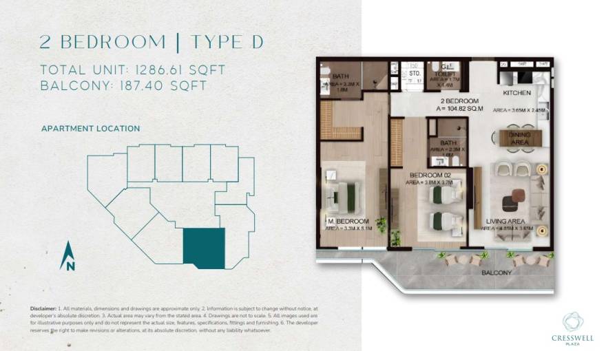Plans Cresswell Plaza
