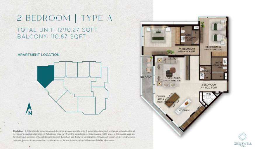 Plans Cresswell Plaza