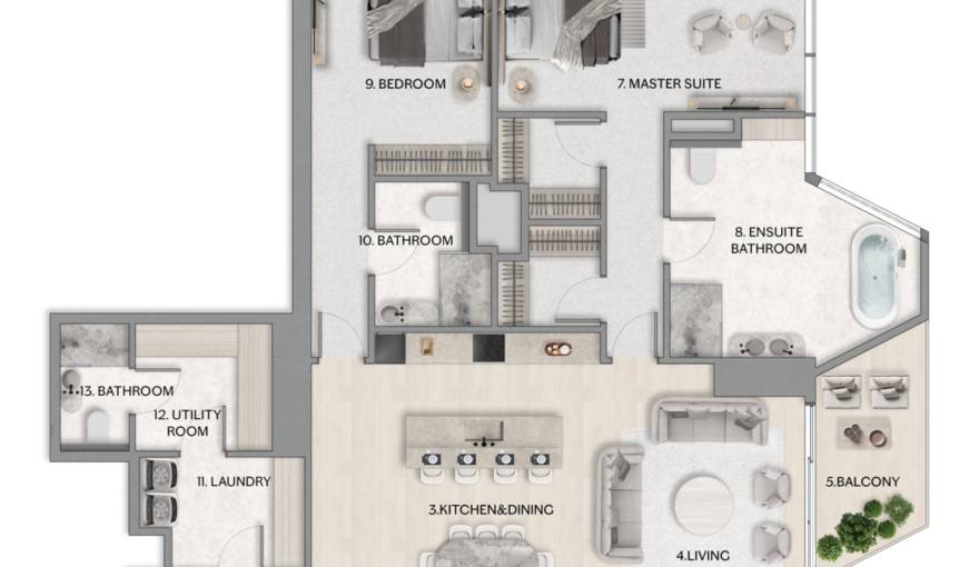 Plans Riviera Residences