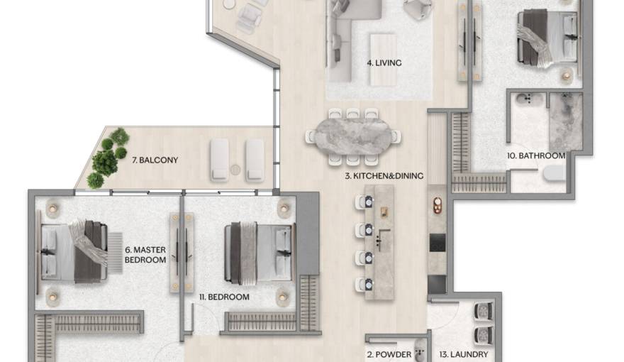 Plans Riviera Residences
