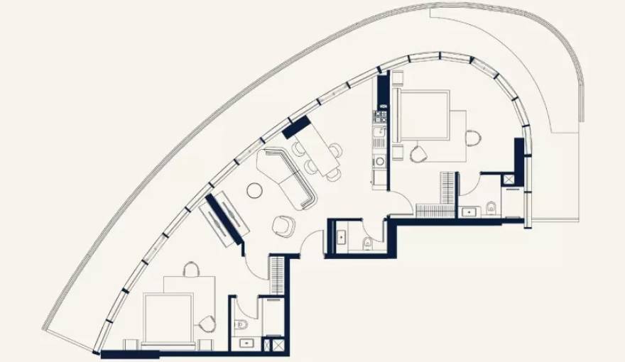 Plans Trussardi Residences 2