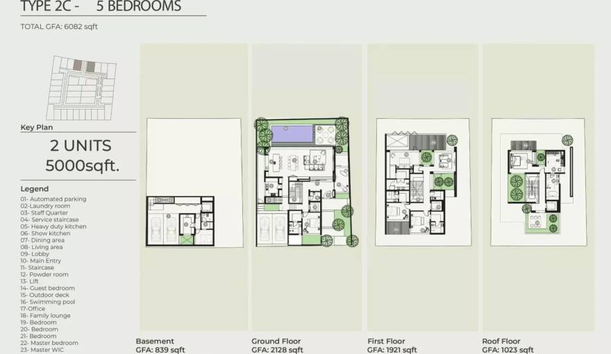 Plans Numa Villas