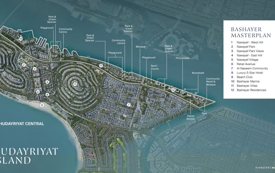Site plan – Bashayer Residences