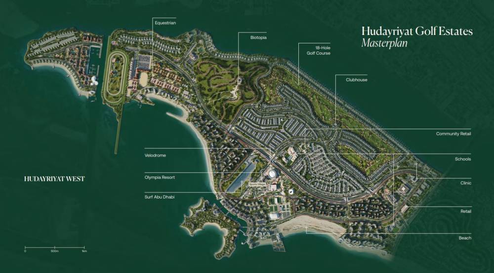 General plan – Hudayriyat Golf Estates#1