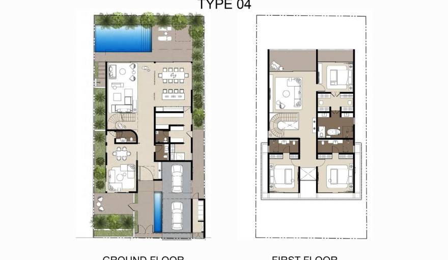 Plans Hudayriyat Villas