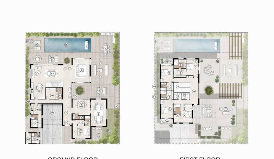 Plans Hudayriyat Villas