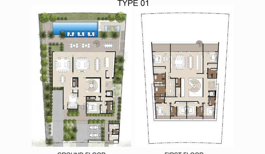 Plans Hudayriyat Villas