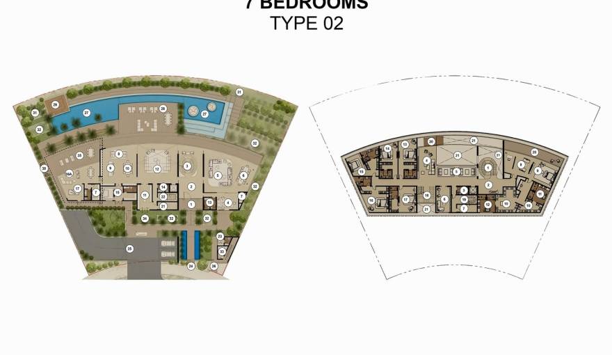 Plans Hudayriyat Villas