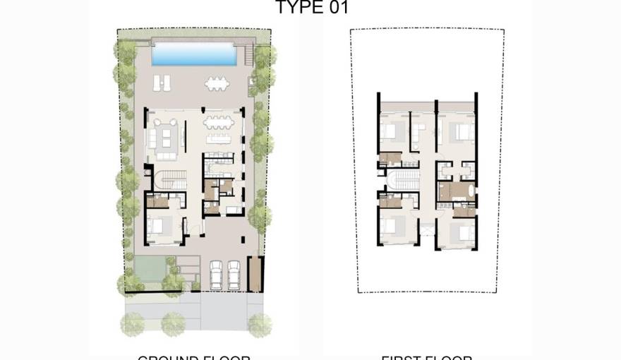 Plans Hudayriyat Villas