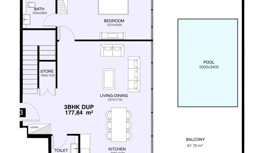 Plans Villa del Gavi