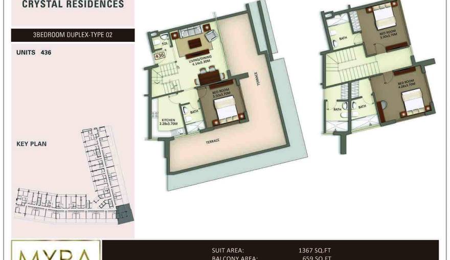 Plans Crystal Residence