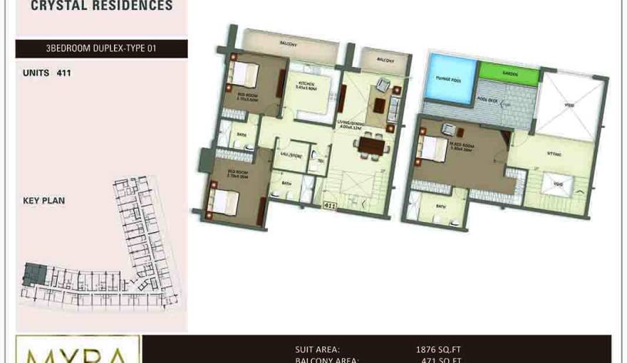 Plans Crystal Residence
