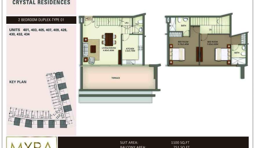 Plans Crystal Residence