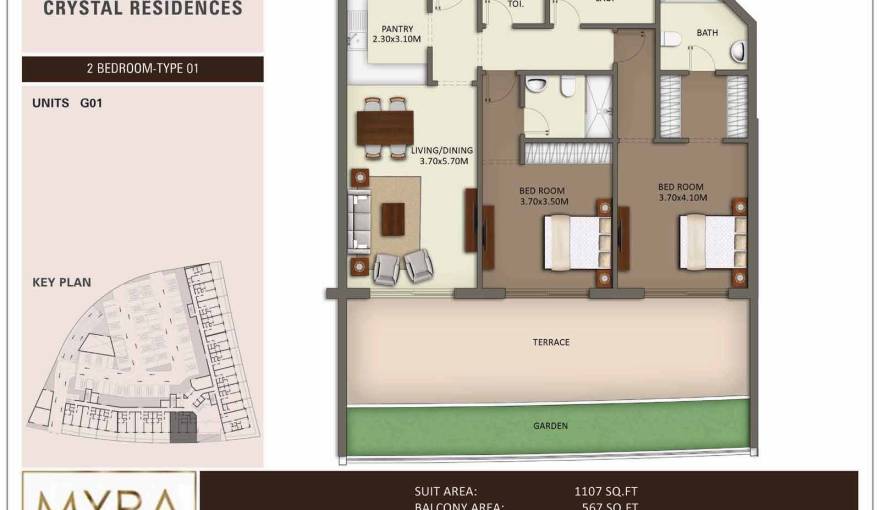 Plans Crystal Residence