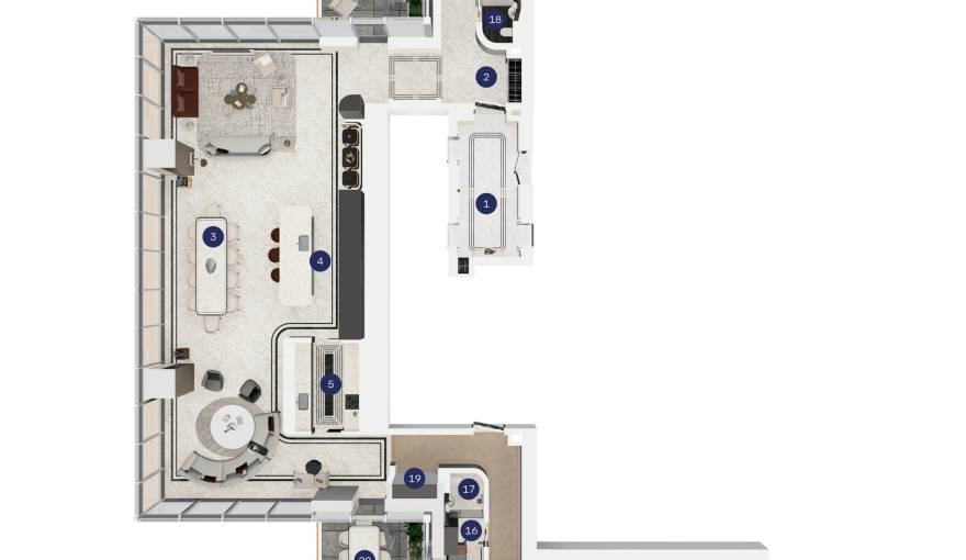 Plans Waldorf Astoria Residences Business Bay