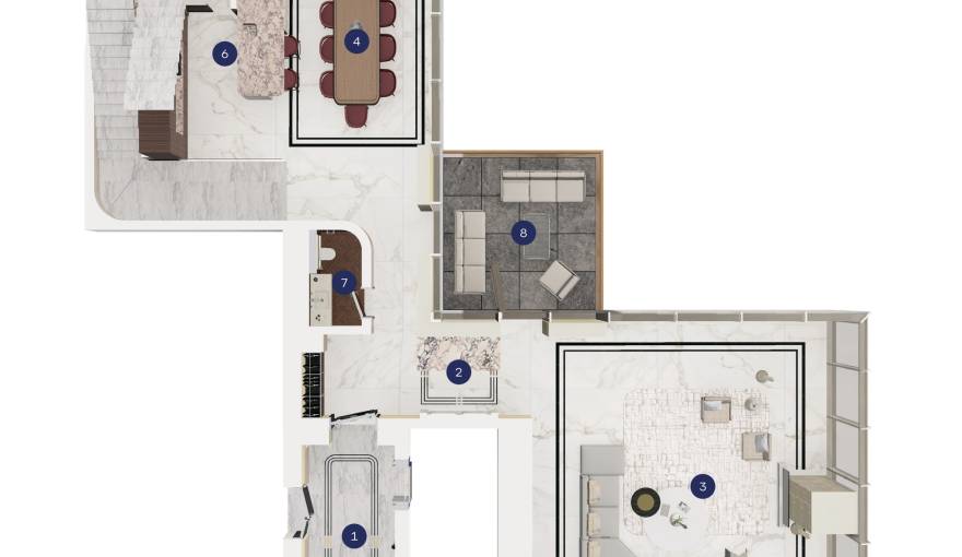 Plans Waldorf Astoria Residences Business Bay