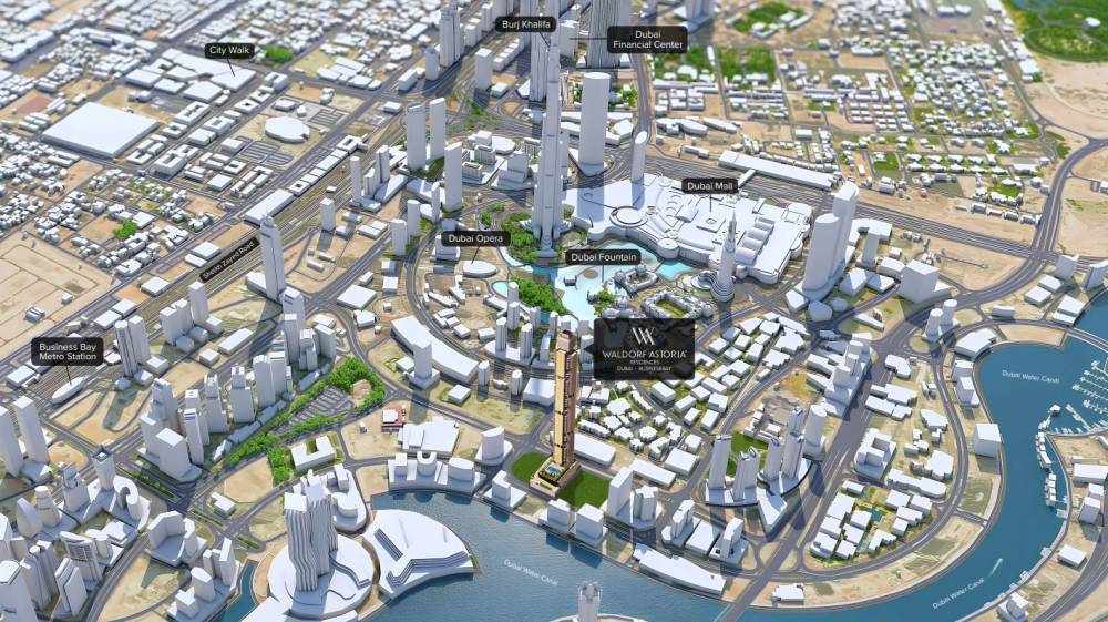 General plan – Waldorf Astoria Residences Business Bay#1
