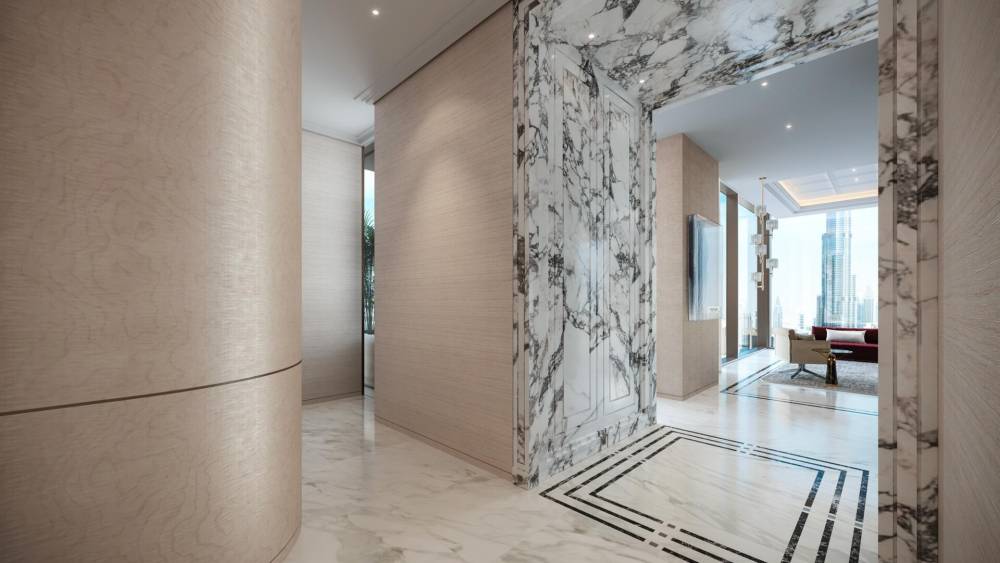 Interior design – Waldorf Astoria Residences Business Bay#1
