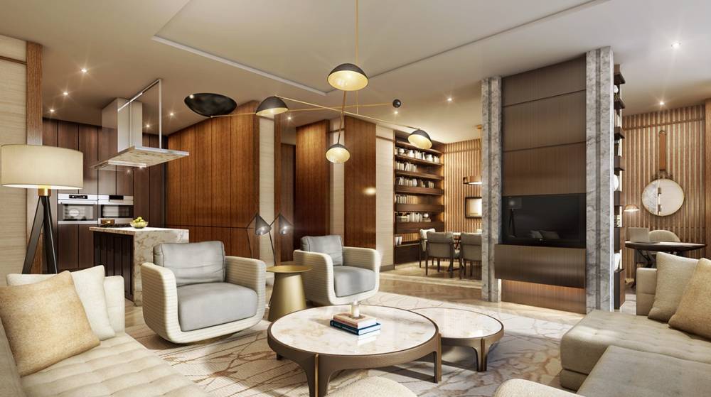Interior design – Waldorf Astoria Residences#1