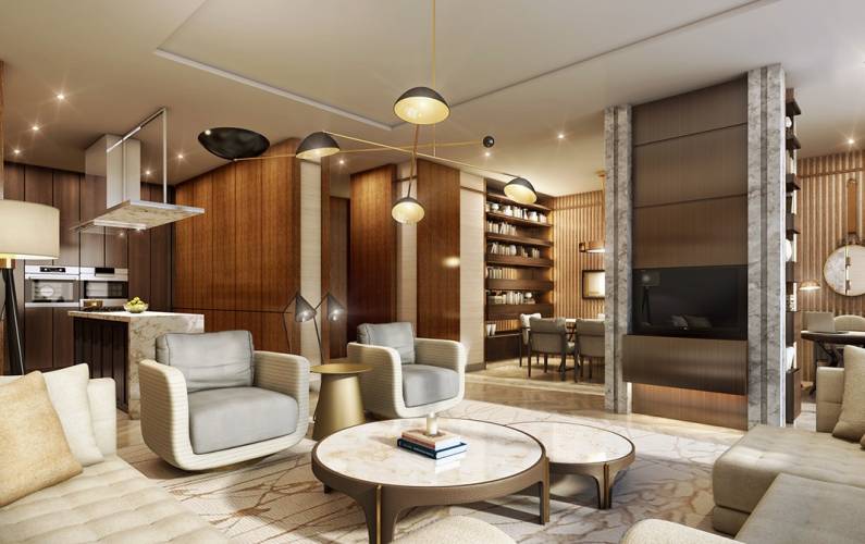 Interior design – Waldorf Astoria Residences