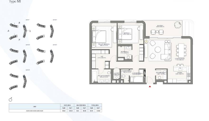Plans Palm Central Private Residences