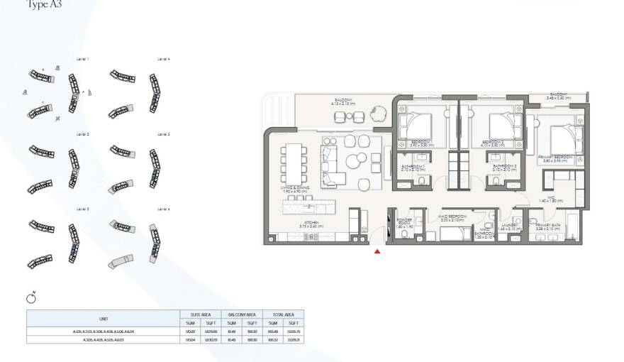 Plans Palm Central Private Residences