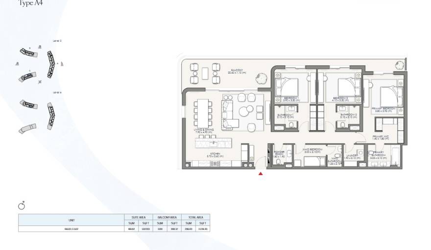 Plans Palm Central Private Residences