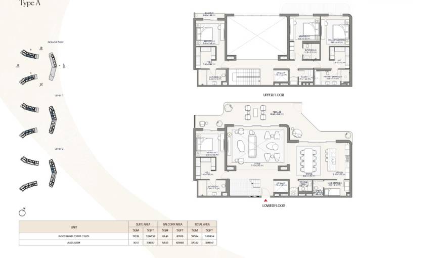 Plans Palm Central Private Residences