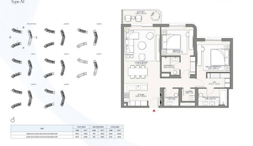 Plans Palm Central Private Residences